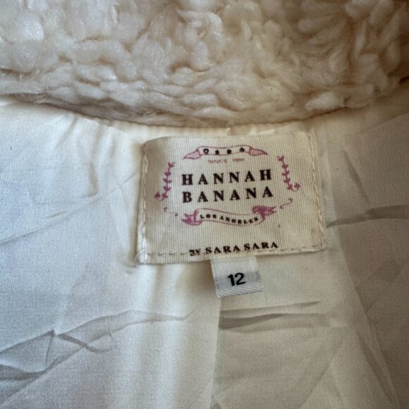 Hannah Banana Girl's Faux Fur Notch-Collar Jacket - Picture 3 of 3